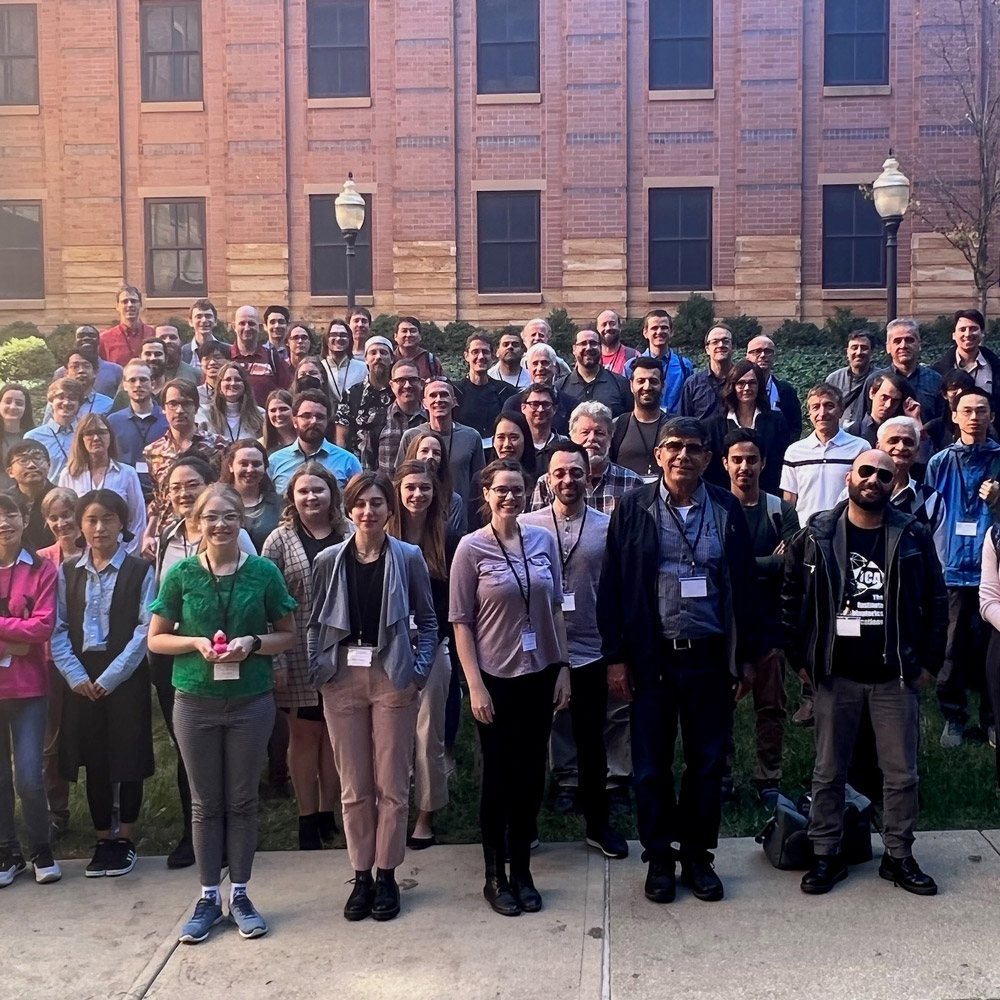 Group of students and professors that participated on the Midwestern Conference on Combinatorics and Combinatorial Computing 2022